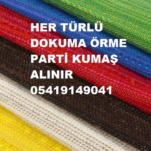 Parti kumaş alanlar